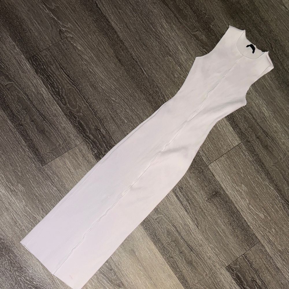 Naked Wardrobe White Maxi Dress